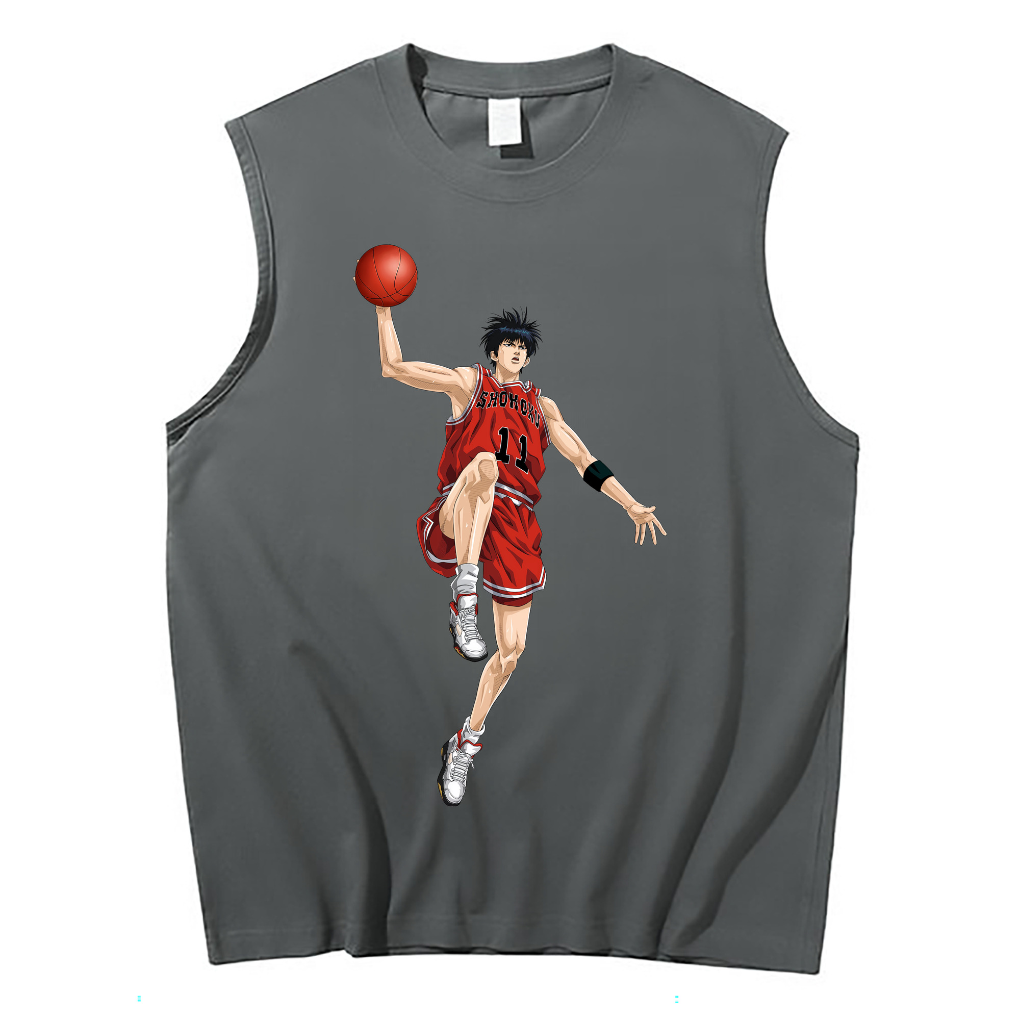 （画像用） SLAM DUNK／スラムダンク コットン100％タンクトップ（フロントプリント）